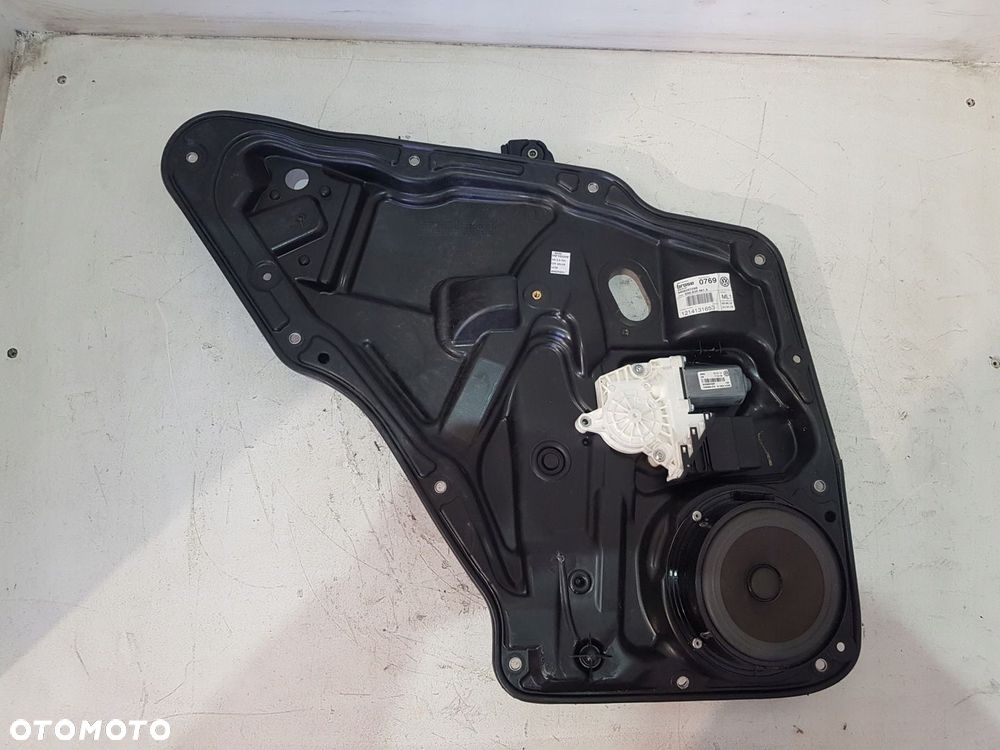 MECHANIZM PODNOŚNIK SZYBY LEWY TYŁ 5N0839461A VW TIGUAN 5N 12R EUR - 1