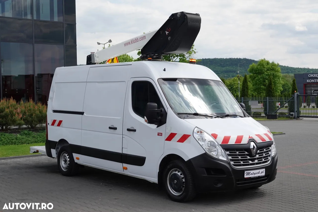 Renault MASTER / Ridicator de coș - 10,5 metri / LIFT INTEGRAT + LIFTARE / IMPORTAT / DUPĂ CONTRACTUL DE SERVICE - 7