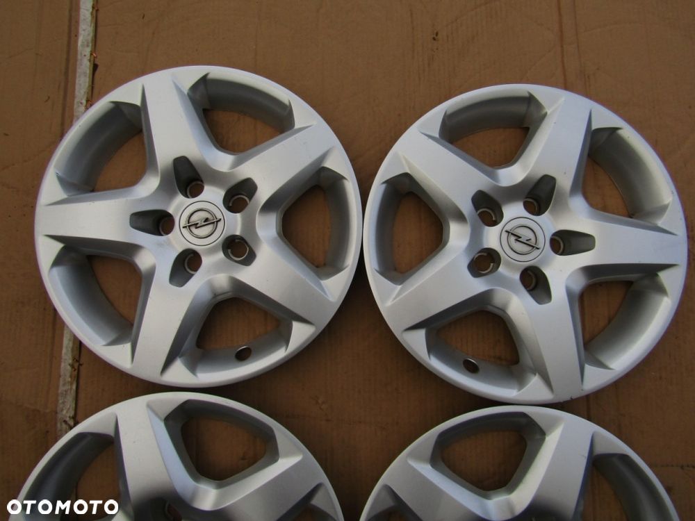 4x Kołpaki 16 Strukturalne Opel Astra H III Zafira B Vectra C Meriva A B - 3