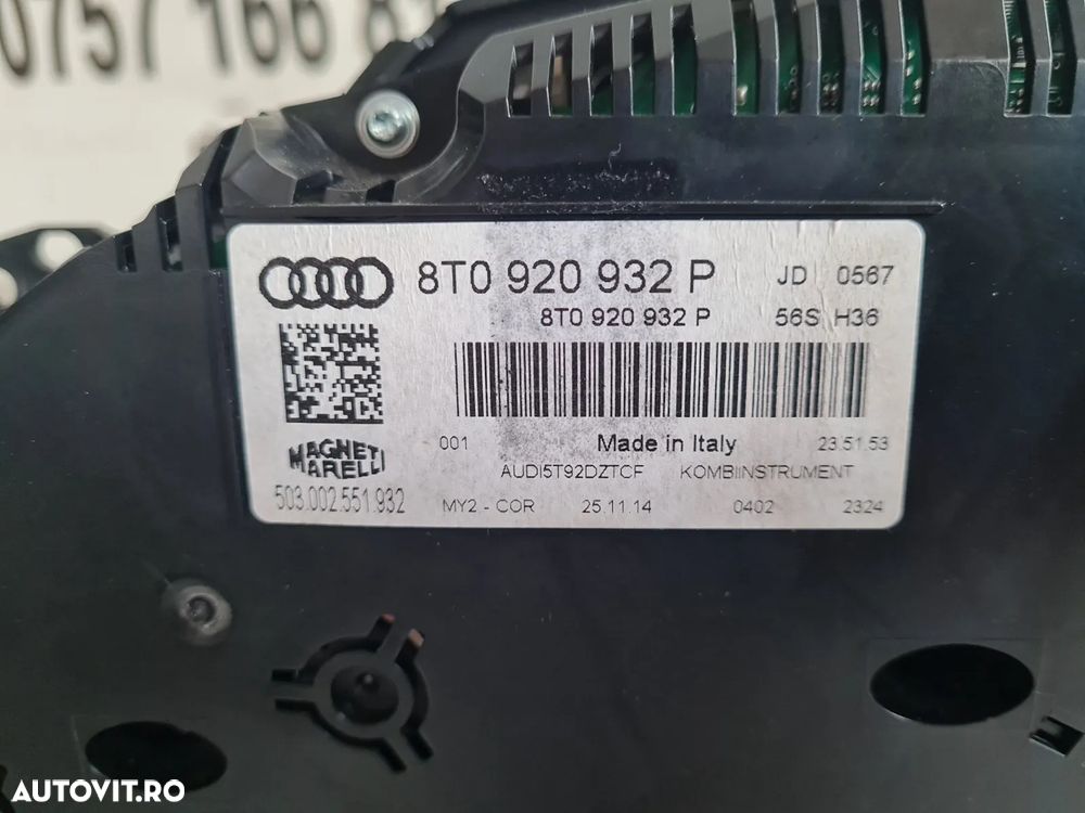 Ceasuri Bord Audi A4 B8 A5 2.0 Tdi Euro 5 Cod Motor CJC Cutie Automata NYM An 2012-2013-2014-2015 Cod 8T0920932P Volan Stanga Mic Defect Dezmembrez Audi A5 Facelift 2.0 Tdi Automat Motor CJC Cutie Automata NYM Volan Stanga Xenon Piele An 2012-2013-2014-2015 - 9
