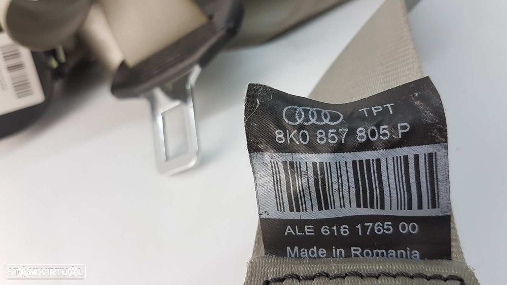 CINTO DE SEGURANÇA TRASEIRO ESQUERDO AUDI A5 COUPE (8T) 2.7 TDI - 2