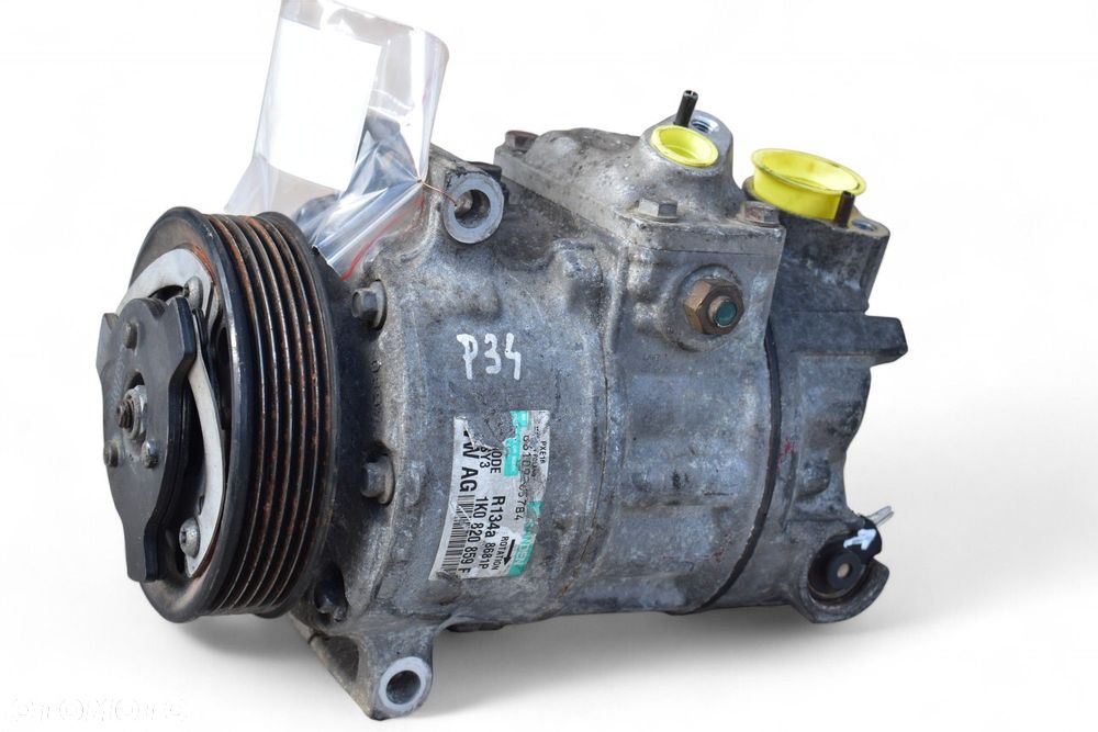 Sprężarka Klimatyzacji GOLF V PASSAT B6 AUDI A3 8P 1.9 2.0 TDI 1K0820859F - 1