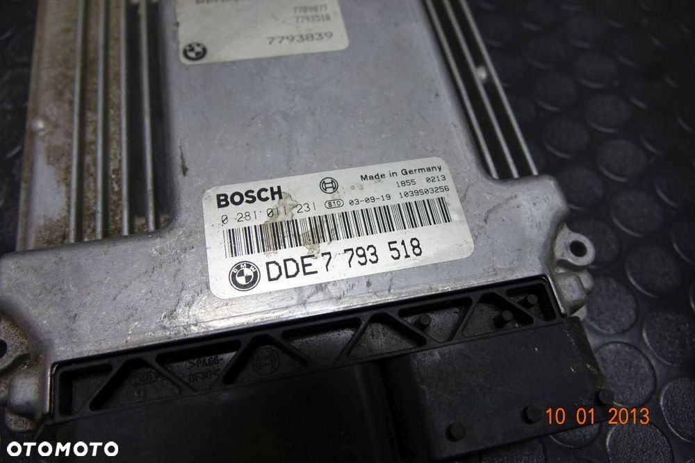 STEROWNIK SILNIKA KOMPUTER BMW E65 3.0D 7793518 - 3