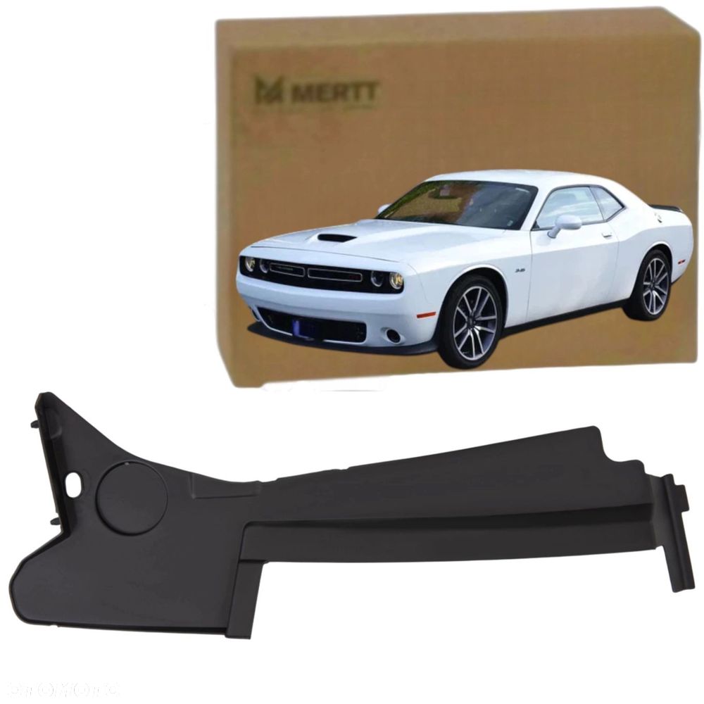 DODGE CHALLENGER 2008- OBUDOWY OSŁONY PASA CHŁODNICY LEWA PRAWA KOMPLET - 3