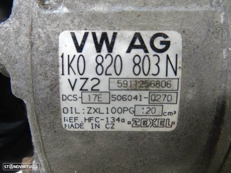 Compressor Do Ac / Ar Condicionado Volkswagen Golf V (1K1)  1K0820803n - 5