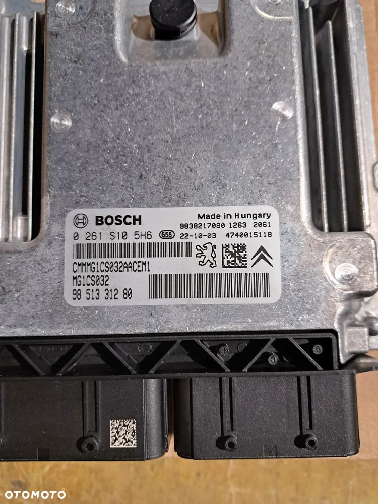 Komputer sterownik silnika ECU PSA Opel Peugeot Citroen 1675653780 9838217080 9851331280 0261S105H6 - 3