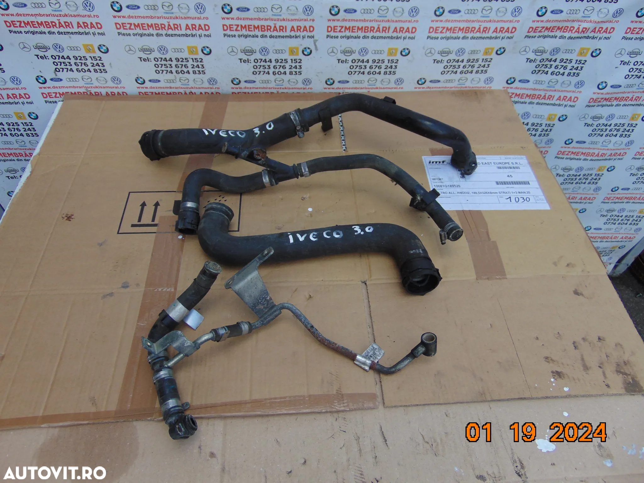 Furtun apa Iveco Daily 3.0 euro 6 conducte apa furtune conducta ulei 3,0 - 2