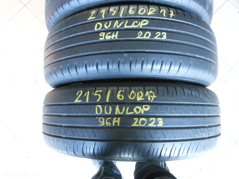 Opony 215/60r17 dunlop enasave ec300+ 2x6,7mm 2x6,2mm lato komplet - 2