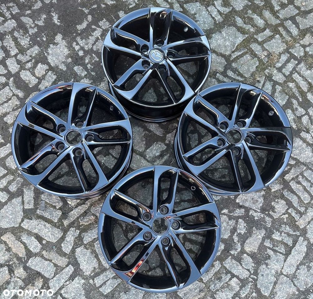 FELGI MAZDA 5X114,3 16 JAK NOWE CZARNE POŁYSK - 5