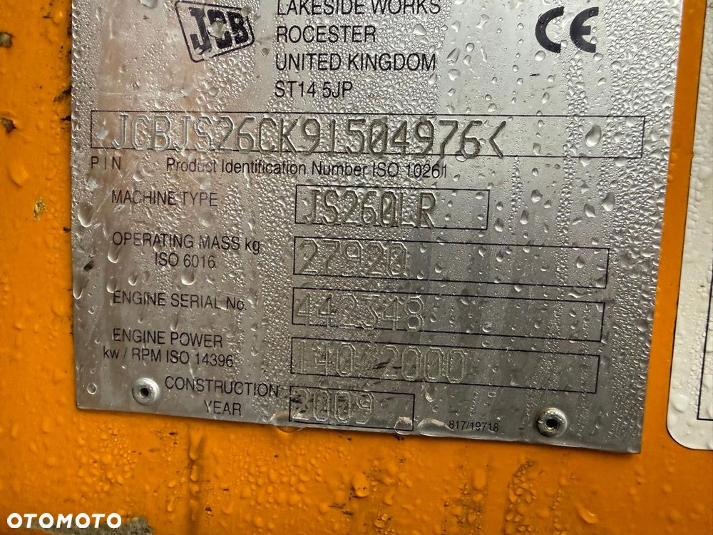 JCB JS 260 LONG 18 metrów skarpówka LONG REACH długie ramię - 11