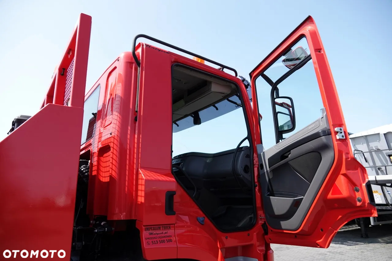 DAF CF 460 / 8x2/  LAWETA / PLATFORMA / NAJAZDY HYDRAULICZNE / WYCIĄGARKA / oś skrętna i podnoszona / EURO 6 - 37