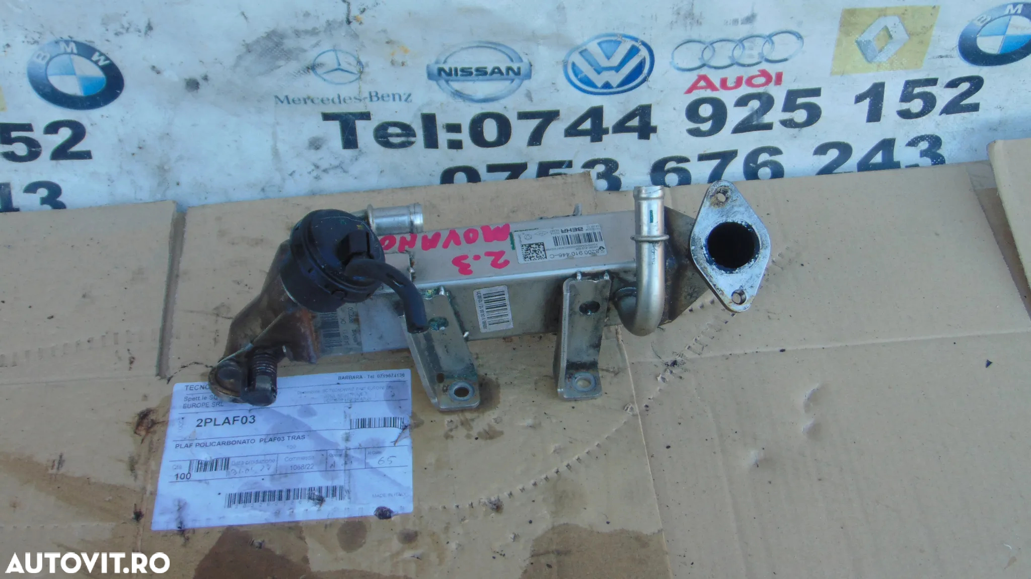 Racitor gaze Renault Master 2.3 euro 5 Opel Movano Mascott dezmembrez - 4
