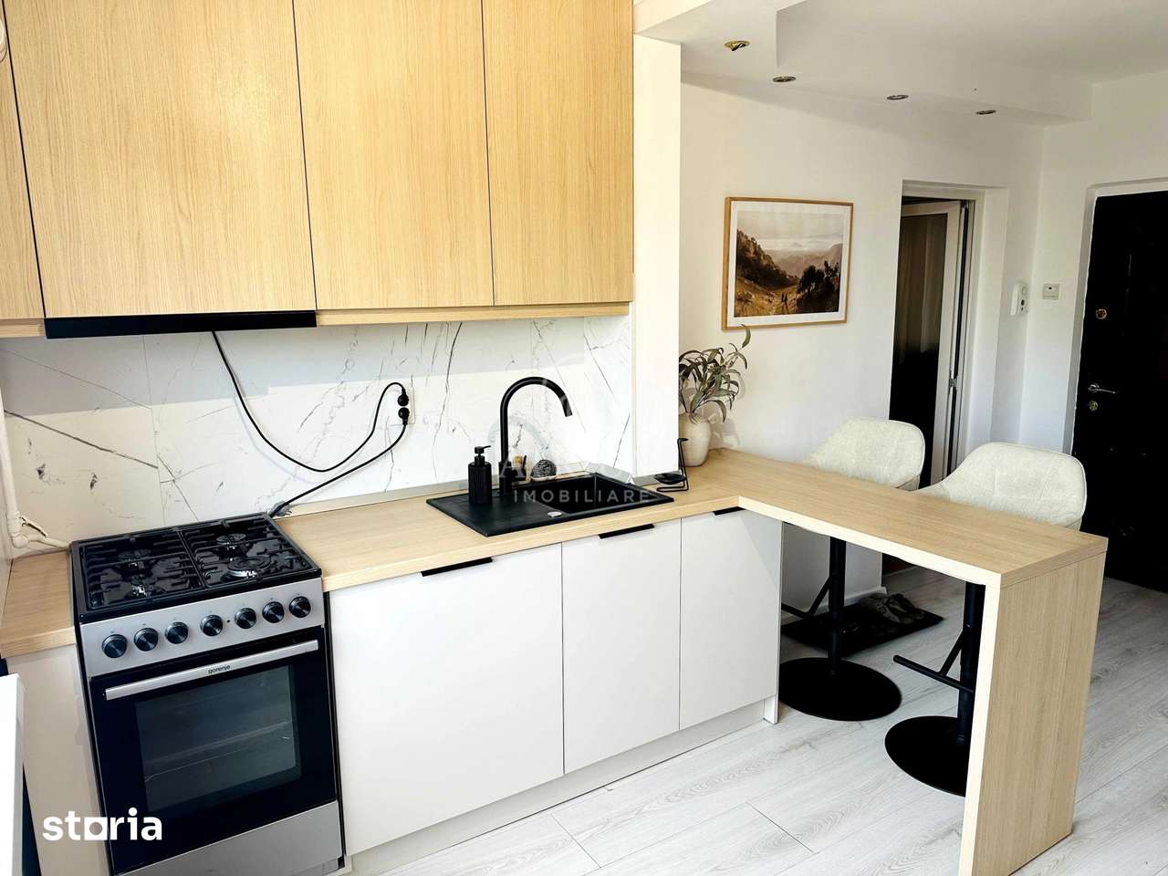 Apartament 2 camere decomandate la cheie, 43 mp utili cu 3 mp balcon — fotografia 3