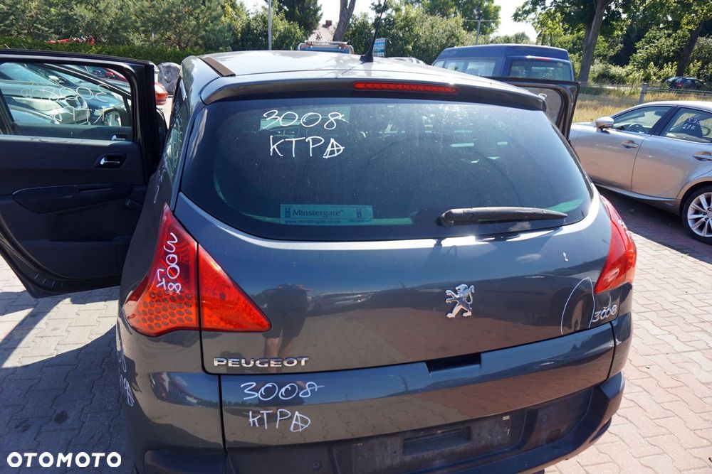 KLAPA BAGAŻNIKA TYLNA 3008 I KTPD  SZARY PEUGEOT 2009-2013 - 3