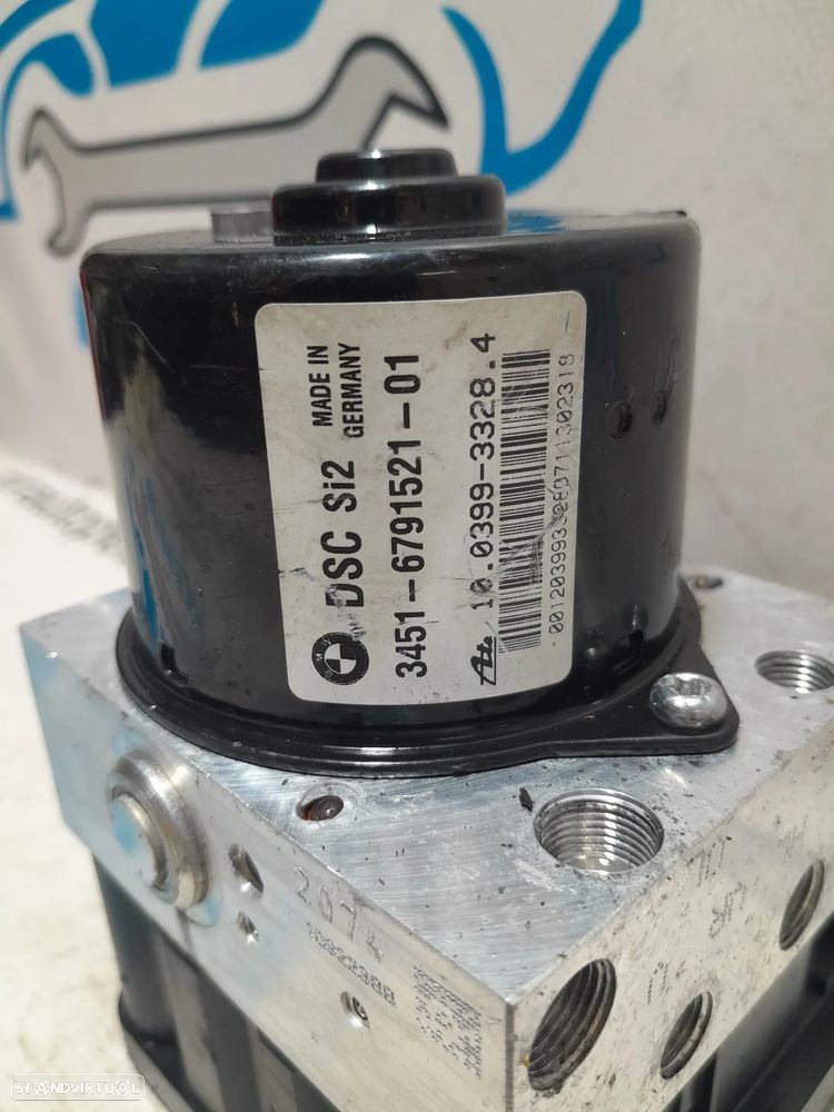 ABS MODULO BLOCO HIDRAULICO BMW SERIE 3 E90 320D 2.0D 16V 177CV N47D20C 3451679152101 34516791521 6791521 E91 E92 E93 SERIE 1 E81 E82 E87 E88 - 3
