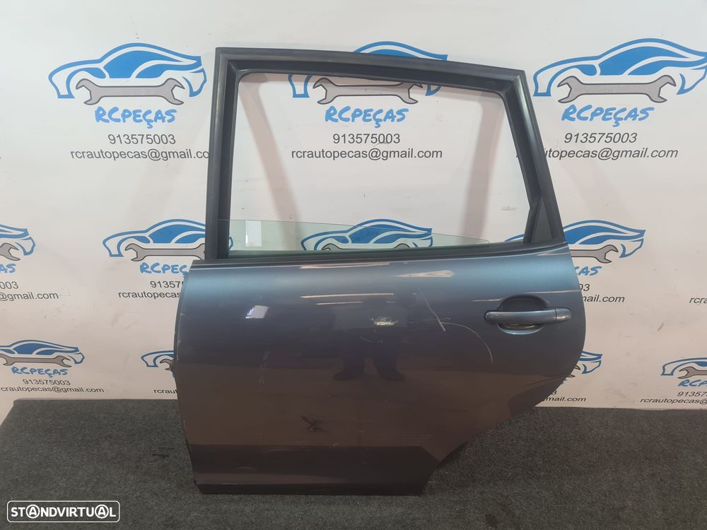 PORTA TRASEIRA TRÁS ESQUERDA SEAT ALTEA II 2 MK2 5P 5P1 FECHO ELEVADOR MOTOR PUXADOR VIDRO - 1