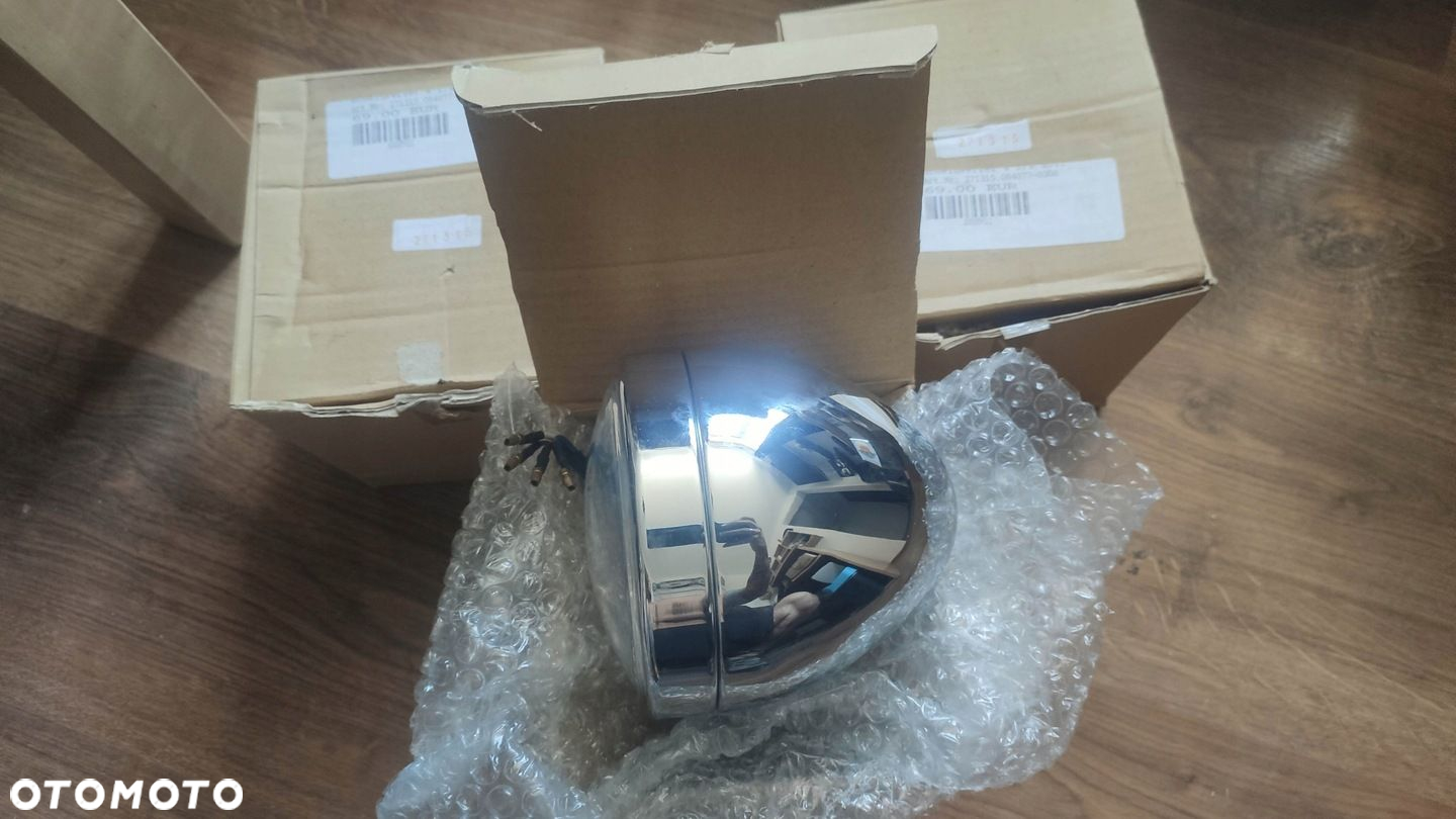 LAMPA CHROM PRZÓD LIGHTBARY 13 CM HARLEY CHOPPER - 3