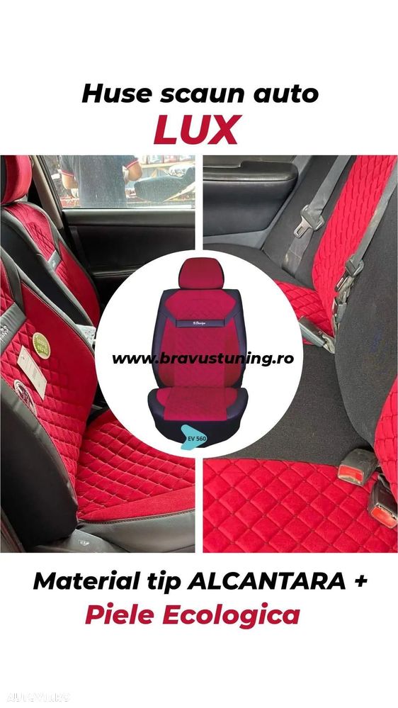 Huse scaun auto LUX Mercedes, BMW, Skoda, Opel, Audi, Kia,Hyundai,Seat - 3