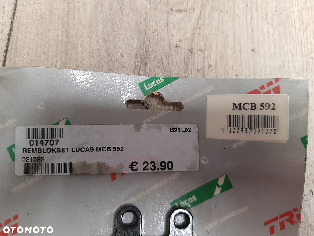 Klocki hamulcowe TRW-Lucas MCB 592 KTM MX600 LC4 EXC600 MX125 MX250 MX350 MX500 - 3
