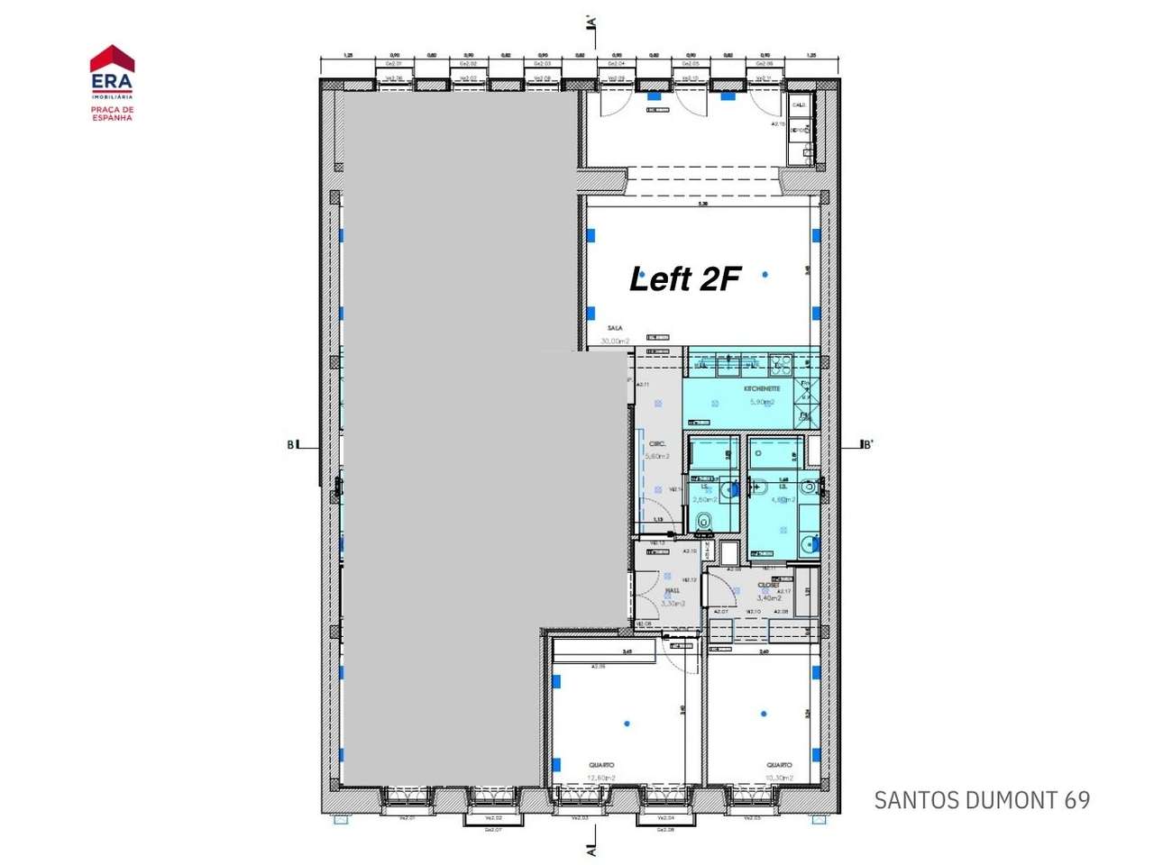 Apartamento T2, nas Avenidas Novas - Grande imagem: 5/5