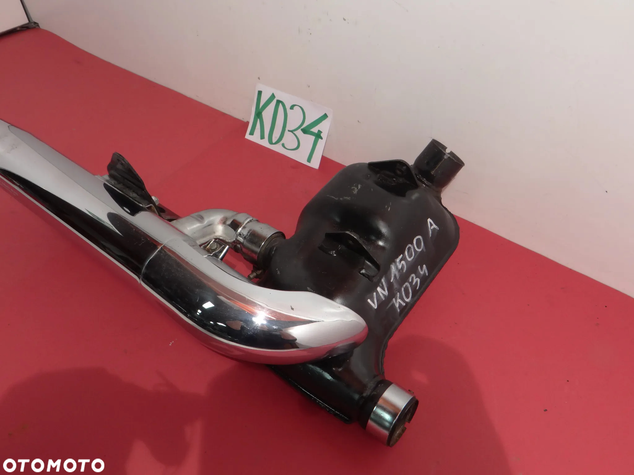 K034  Kawasaki VN 1500 A TŁUMIK WYDECH KOLEKTOR SANKEI2269 KAW1641500 - 2