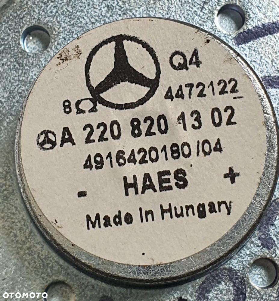 GŁOŚNIK KONSOLI MERCEDES W220 A2208201302 - 3