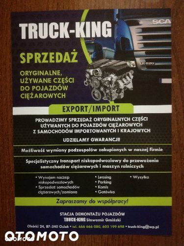 KABINA KOMPLETNA MAN TGA XLX  WĄSKA  TGL  TGX - 5