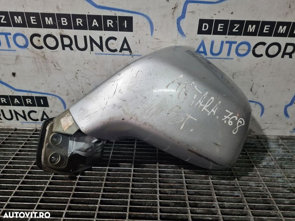 Oglinda stanga Opel Antara Facelift 2010 - 2015 4 Usi ARGINTIU LE9 (768) Fara rabatare ... - 1