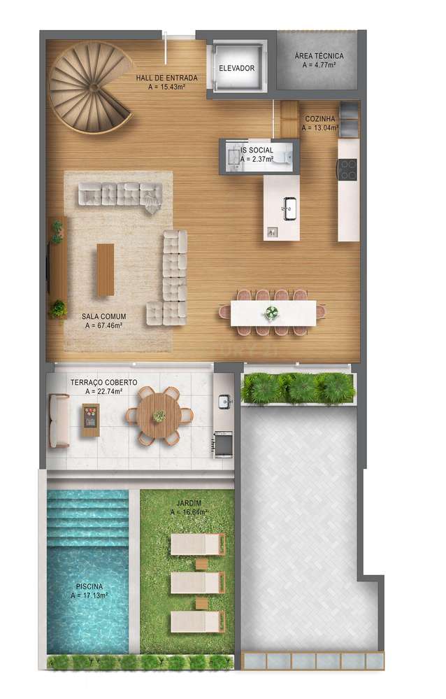The Principado Cascais - T3 Duplex - Luxo e Exclusividade na Prestigia - Grande imagem: 2/9
