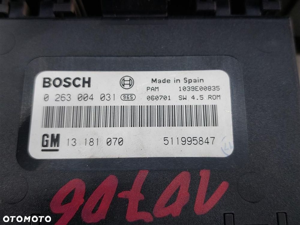 Moduł BSI Sterownik OPEL VECTRA C 2005-2008 LIFT 1.9CDTI BOSCH 0263004031 - 4