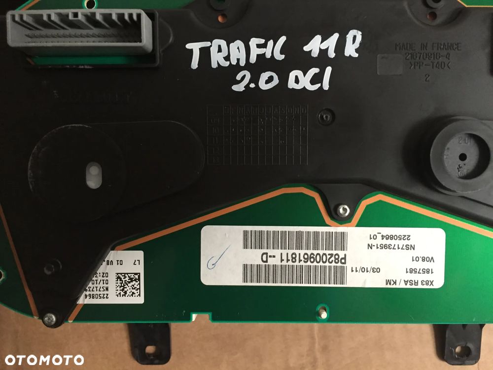 RENAULT TRAFIC 11R 2.0 DCI ZESTAW STARTOWY 0281017003 - 2