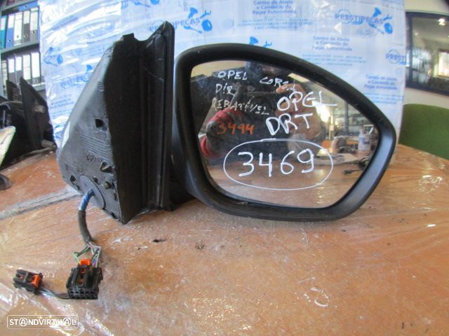 Espelho E20418180 232673116 OPEL CORSA F 2020 1.5CDTI 100CV 5P AZUL MARINHO  DRT REBATÍVEL COM PISCA 4 + 10 PINOS - 1