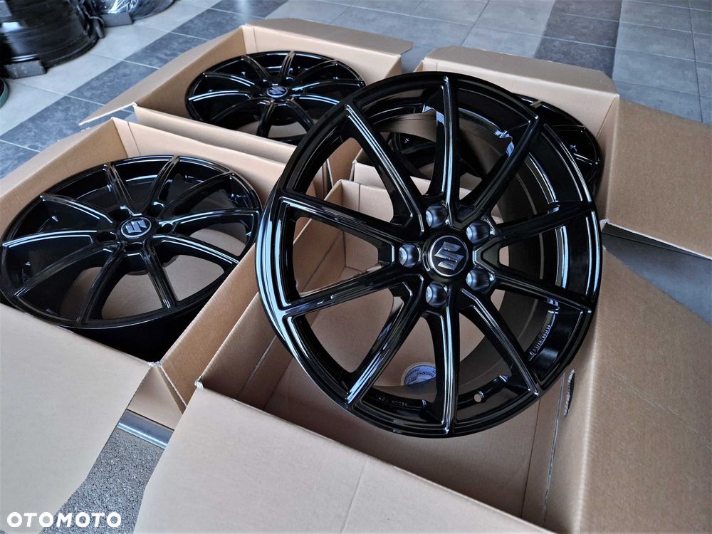 Alufelgi 18 5x114,3 SUZUKI Swace SX4 S-Cross Grand Vitara Hybrid Swift Sport Czarne ! 771# - 4