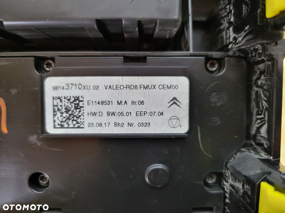 Radio Panel wyświetlacz Citroen C3 III - 3