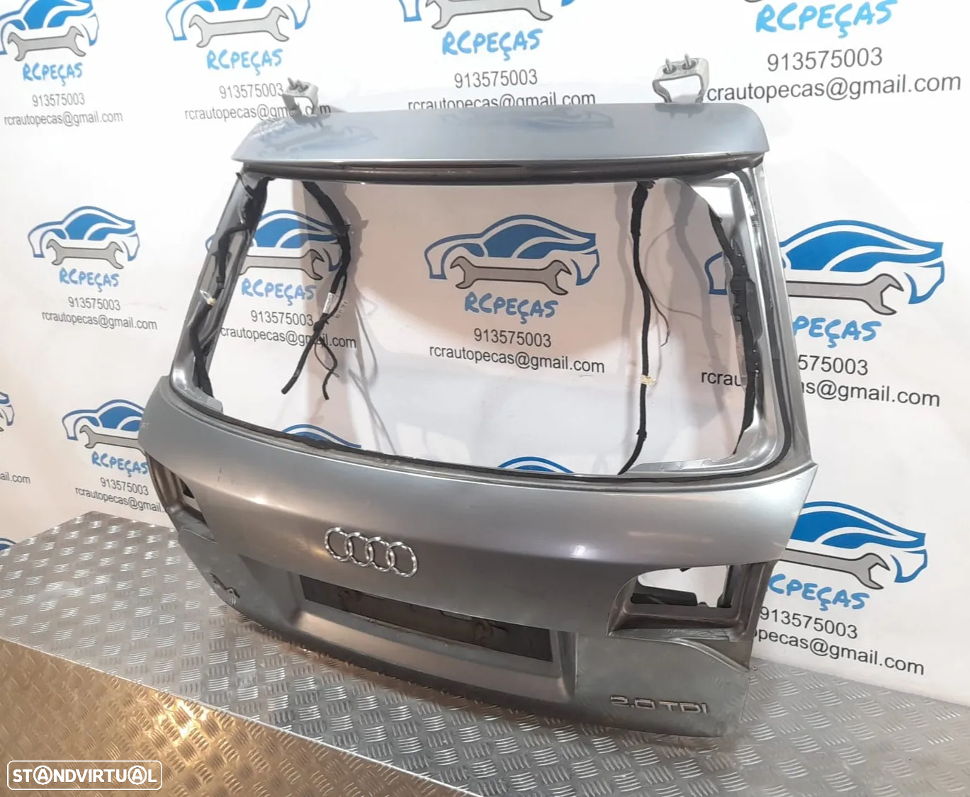 PORTA TAMPA MALA AUDI A4 B7 AVANT CARRINHA SLINE S LINE S-LINE 8E9827023P 8E9827023 3º STOP AILERON ALERON SPOILER LIP - 4