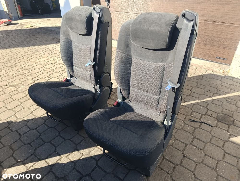 Fotel przedni prawy lewy fotel tylni II rząd III rząd Renault ESPACE IV LIFT pół skóra - 15