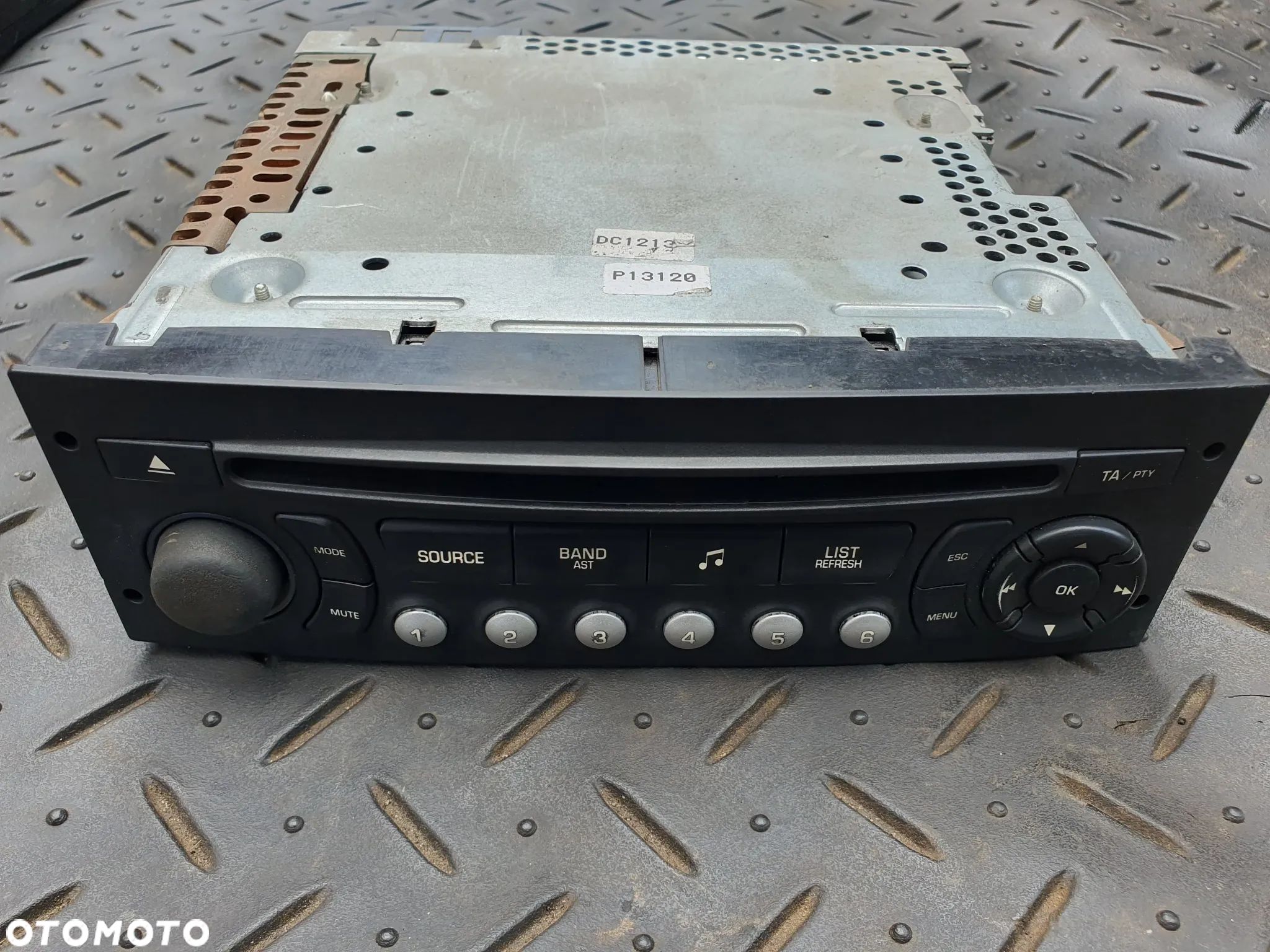 PEUGEOT CITROEN C4 PICASSO RADIOODTWARZACZ RADIO FABRYCZNE RD4N1-00 96639629XT - 1