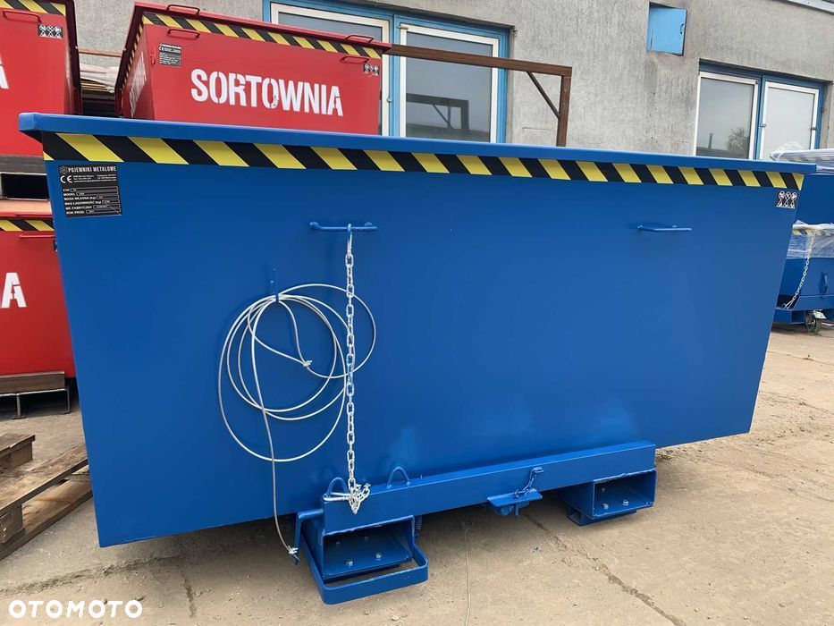TK 2200L Koleba Samowyładowcza, Wszystkie Odpady Do Widlaka KONTENER - 3
