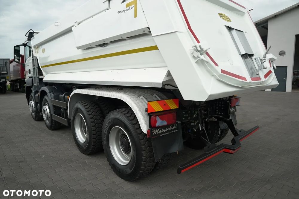 MAN TGS 35.460 / 8X4 / WYWROTKA TYLNOZSYPOWA / HYDROKLAPA / MEILLER KIPPER / AUTOMAT / OPONY 100% / PLANDEKA ELEKTRYCZNA /  EURO 6 - 16