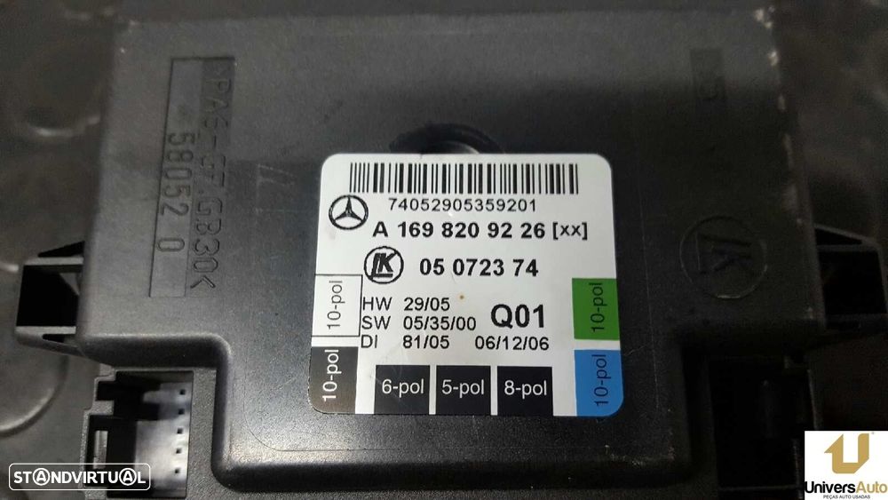 CENTRALINA/BOMBA FECHO CENTRAL MERCEDES CLASE B (W245) 200 CDI (245.208) - 3