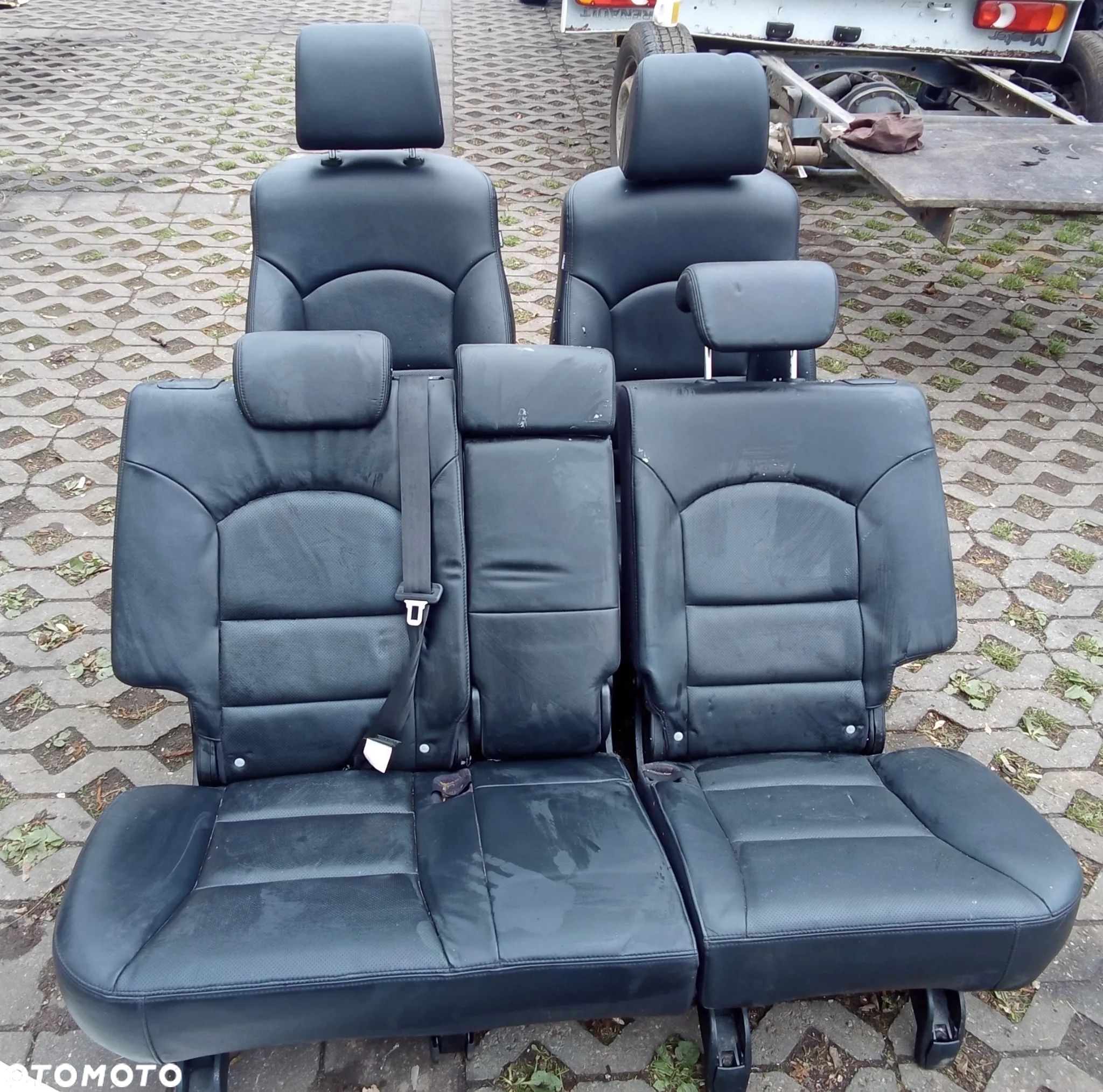 Fotele kanapa siedzenia ssangyong korando III 3 10-14r. Skóra - 1