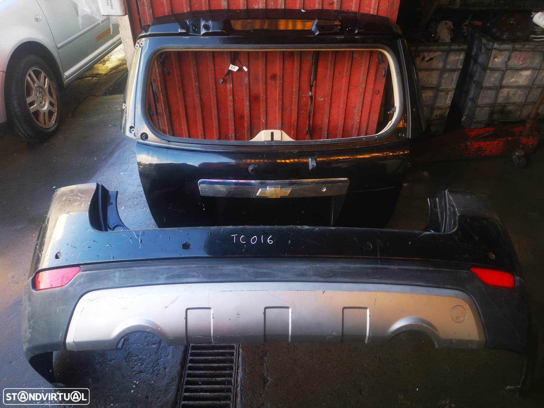CHEVROLET CAPTIVA 2009 MALA PARA CHOQUES TRÁS TC016 - 1