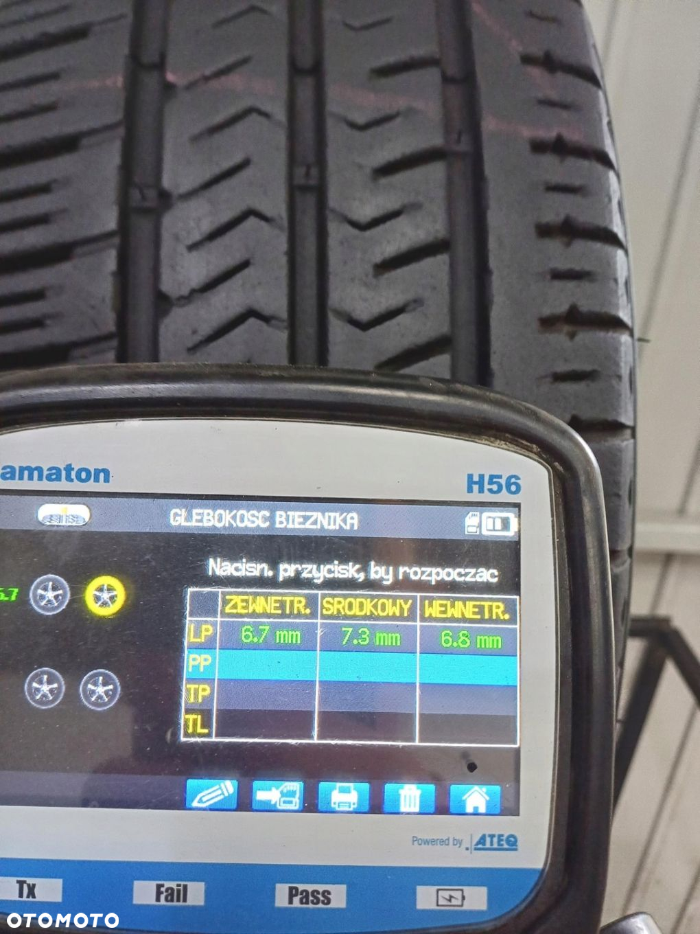 205/65r16c hankook 2015 opona letnia 6,5mm 6538 - 8