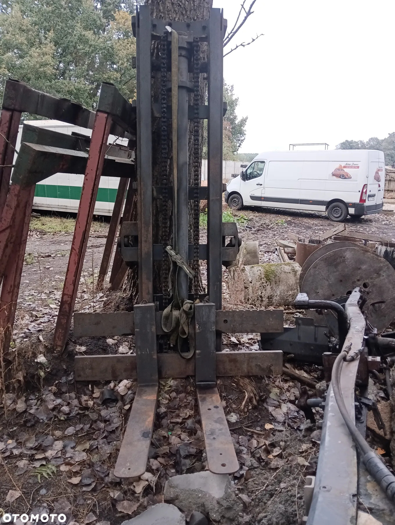 Maszt karetka widly wozek widlowy udzwid 3.5T CLARK c500 - 2