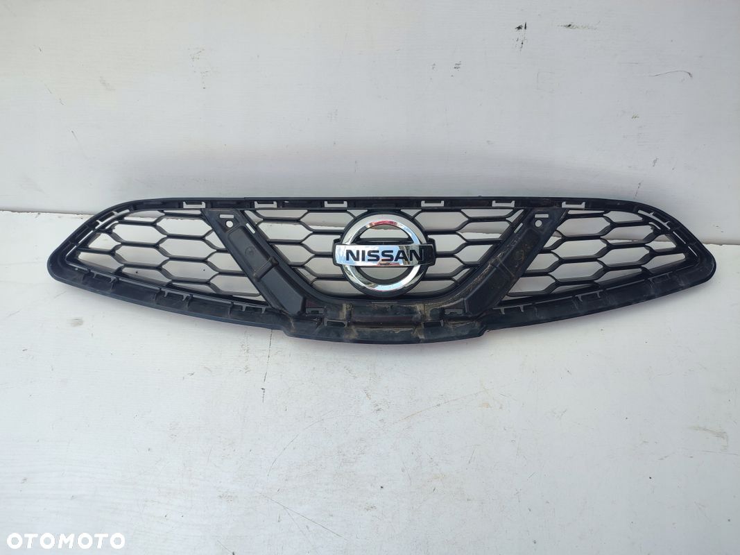 Grill atrapa chłodnicy NISSAN MICRA IV K13 LIFT 13-16 ORYGINAŁ - 1