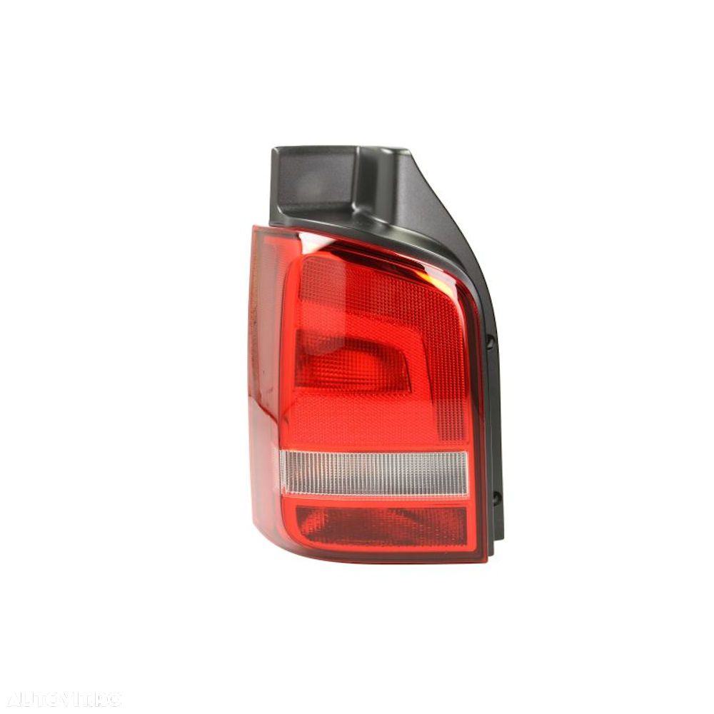 Lampa spate, stop VW Transporter Model Caravelle si Multivan (T5), 10.2009-, stanga/dreapta, rosu-alb, cu suport becuri, Hella - 1