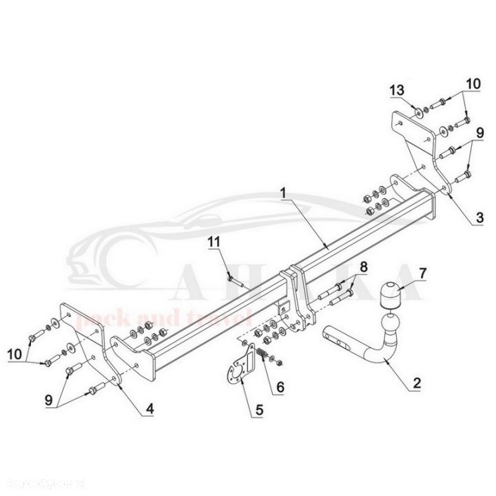 Hak Holowniczy Odkręcany Do Hyundai I30 Hatchback Od 2017 - 3