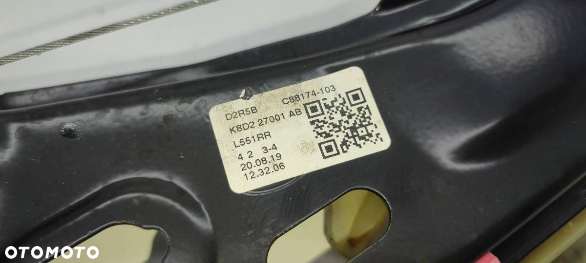 PODNOŚNIK SZYBY TYŁ TYLNY LEWY LAND RANGE ROVER EVOQUE II L551 C39792101 - 2