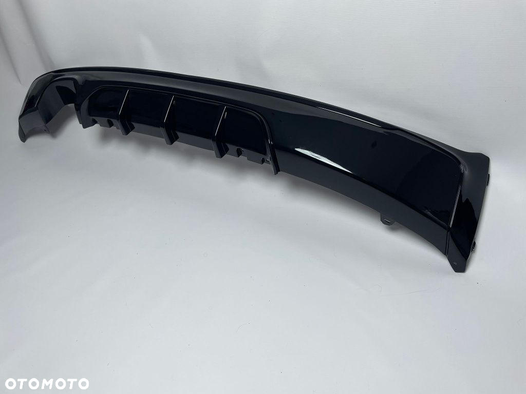 BMW F22 F23 Dyfuzor Tylnego Zderzaka M-performance Lotka Czarny Połysk - 7