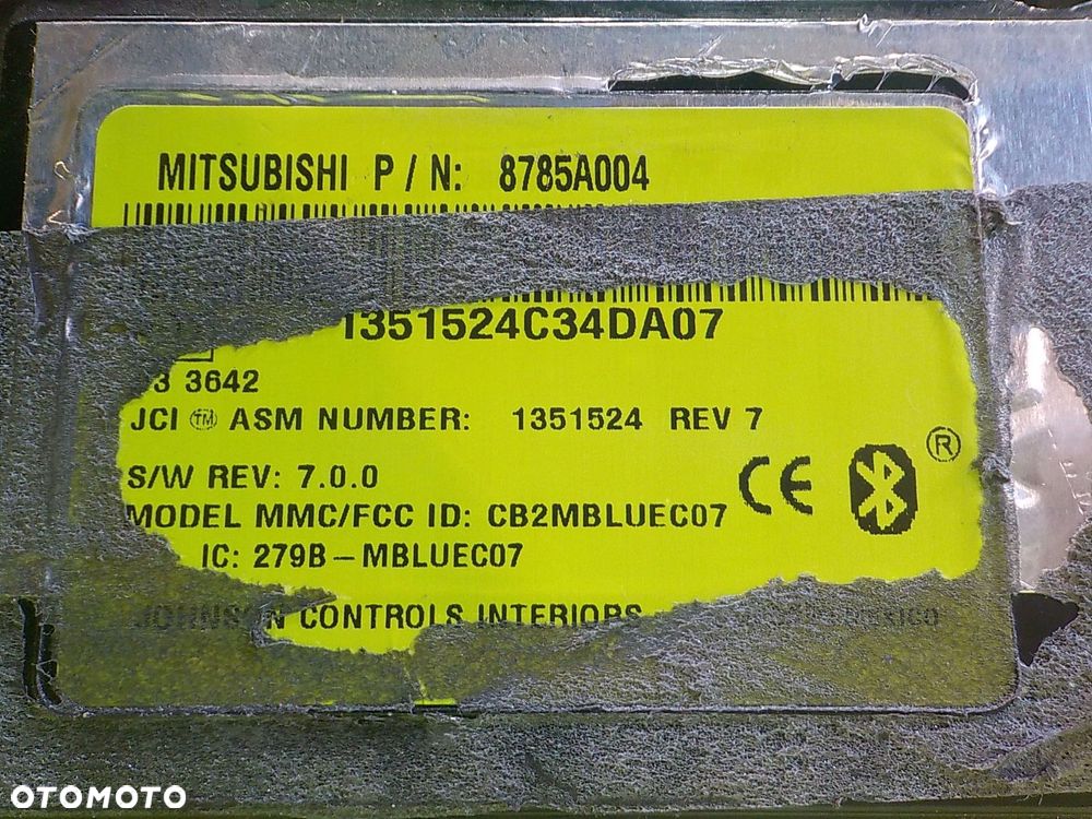 MITSUBISHI OUTLANDER II 2.0 DID 08r 5D modul bluetooth 8785A004 - 3